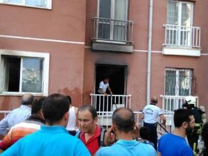 Mültecilerin Kaldığı Evde Yangın Çıktı