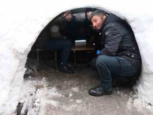 Bitlis’te Yapılan "İglo" Ev Büyük İlgi Gördü