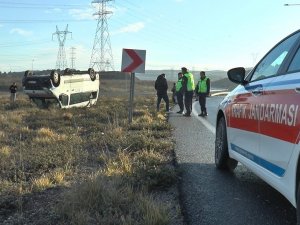 İ̇şçi Servisi Takla Attı: 9 Yaralı