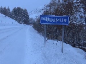 Pülümür’de Kar Kalınlığı 30 Santimetre Oldu