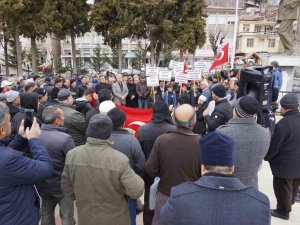 Karaman’ın Ermenek İlçesinde, İ̇sveç Ve Danimarka’da Kur’an-ı Kerim Yakılmasını Protesto Yürüyüşü