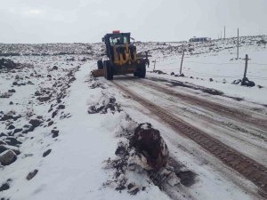 Şanlıurfa’da Karla Mücadele Devam Ediyor