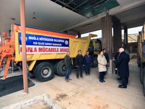 Başkan Gürün Karla Mücadele Ekiplerinden Bilgi Aldı