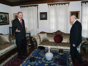 Cumhurbaşkanı Erdoğan Mhp Genel Başkanı Bahçeli’yi Evinde Ziyaret Ediyor