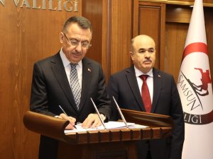 Cumhurbaşkanı Yardımcısı Fuat Oktay Samsun’da