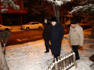 Başkan Altınok’tan Sabaha Kadar Kar Denetimi