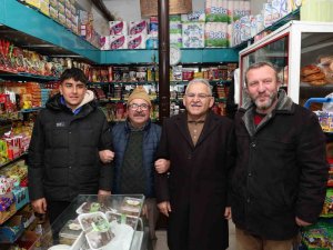 Başkan Büyükkılıç; Hisarcık Ve Erciyes Esnafı İle Buluştu