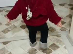 Sırtına Konan Kuşu Arayan Miniğin Hareketleri Kahkahaya Boğdu