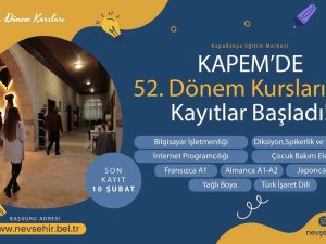 Kapem’de Kurs Kayıtları Başladı