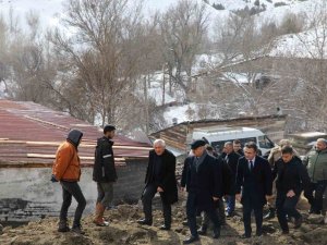 Yangınzede Aileye ‘Geçmiş Olsun’ Ziyareti