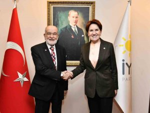 İ̇yi̇ Parti Lideri Akşener, Temel Karamollaoğlu’nu Kabul Etti