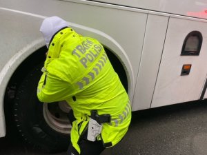 15 Temmuz Demokrasi Otogarı’nda Kış Lastiği Denetimi