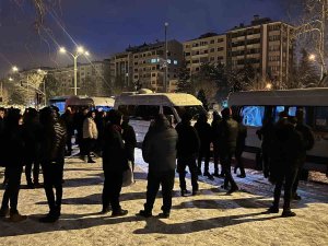 Eskişehirspor Taraftarları 10 Minibüs Ve 1 Otobüs İle Deplasman Yolunda