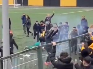 Beykoz’da Amatör Lig Maçında Kavga: Tekmeler Yumruklar Havada Uçuştu