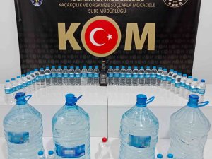 Samsun’da 79,5 Litre Sahte İçki Ele Geçirildi