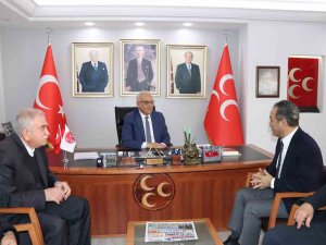 Dai̇mfed Genel Başkanı Karslıoğlu, Mhp İ̇l Başkanı Kanlı’yla İnşaat Sektörünün Sorunlarını Konuştu