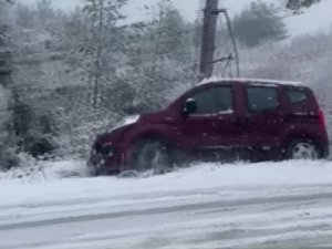 Muğla’da Kar Sonrası Kaza Anları Vatandaş Kamerasına Yansıdı