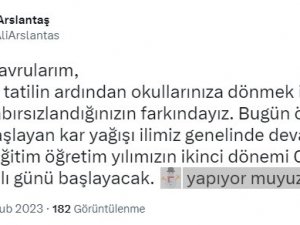 Burdur’da Eğitime Kar Engelli