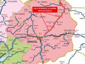 Bingöl-erzurum İle Bingöl-diyarbakır Karayolu Tır Trafiğine Kapatıldı