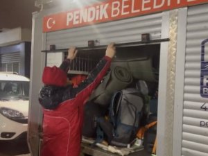 Pendik’ten Arama Kurtarma Ekipleri Deprem Bölgesine Gönderildi