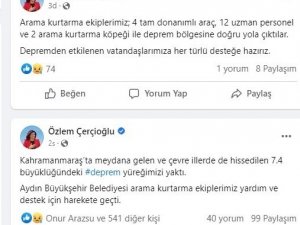 Aydın Büyükşehir Ekipleri Deprem Bölgesine Hareket Etti