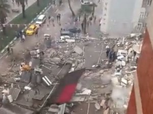 Bir Binadan Çekilen Görüntü, Kahramanmaraş’ta Durumu Gözler Önüne Serdi