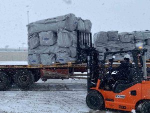 Erzincan’daki Afad Lojistik Deposundan Deprem Bölgelerine Yardım