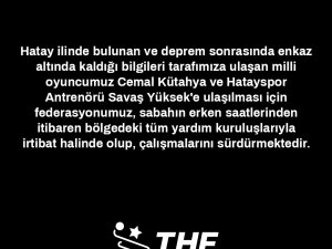 Türkiye Hentbol Federasyonu: "Cemal Kütahya Ve Savaş Yüksek’e Ulaşmak İçin Çalışmalar Sürmektedir"
