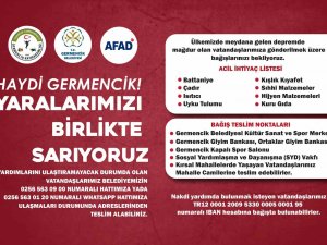 Germencik’ten Deprem Bölgesine Yardım Eli