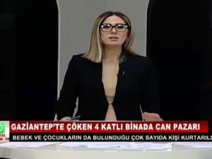 Depreme Canlı Yayında Yakalandı, Spikerin Zor Anları Kamerada