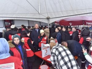 Tekkeköy’den Depremzedeye Kan Bağışı Seferberliği