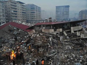 Kahramanmaraş’taki Deprem Enkazı Havadan Görüntülendi