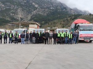 Manisa’dan Deprem Bölgesine Personel Ve Araç Sevk Edildi