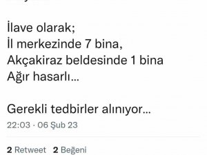 Elazığ Valisi Toraman, "8 Bina Ağır Hasarlı"