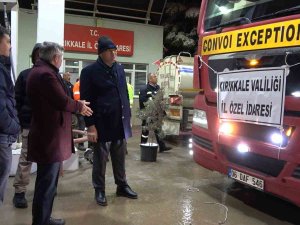 Kırıkkale’den 37 İş Makinesi Ve 50 Personel Deprem Bölgesine Hareket Etti