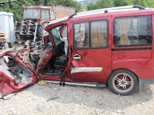 Samsun’da Trafik Kazası: 2 Yaralı