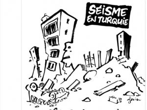 Charlie Hebdo, Depremle Alay Etti