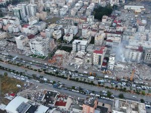 Deprem Bölgesi İ̇skenderun Havadan Görüntülendi