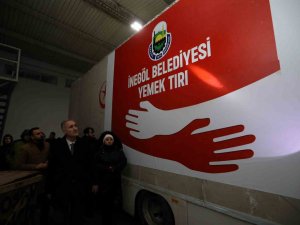 İ̇negöl Belediyesi Yemek Tırı Deprem Bölgesine Hareket Etti