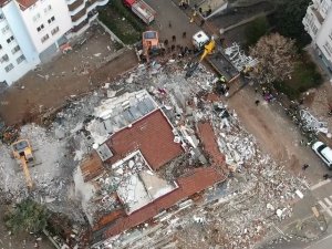 Gaziantep’te Yıkılan Binalar Havadan Görüntülendi