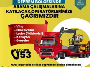 Operatör Ve İş Makinası Sahiplerine Yardım Çağrısı