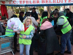 Efeler’in Yardım Kampanyası Yoğun Katılımla Devam Ediyor
