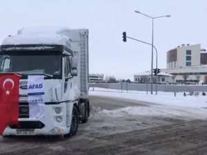 Kars’ta 9 Yardım Tırı Şanlıurfa’ya Yola Çıktı