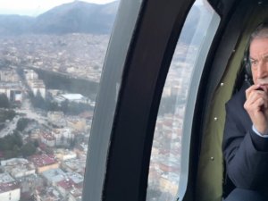 Hatay’daki Yıkım Helikopterle Havadan Görüntülendi
