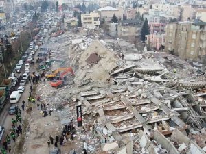 Depremin Vurduğu Adıyaman’da Yıkılan Yapılar Dron İle Görüntülendi