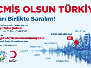 Talas’tan ‘Yaraları Birlikte Sarıyoruz’ Yardım Kampanyası