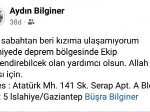 Büşra Öğretmen Depremde Hayatını Kaybetti
