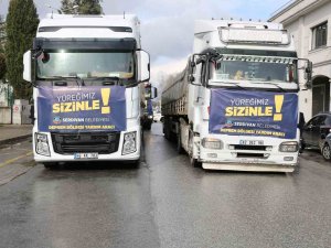 Serdivan Belediyesi’nin Yardım Tırları Hareket Etti