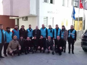 Muğla İ̇l Müftülüğünden 12 Kişi Deprem Bölgesine Hareket Etti