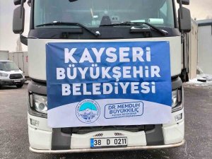 Kayseri Büyükşehir’in Deprem Bölgesine Yardım Turu Sayısı 40’a Ulaştı